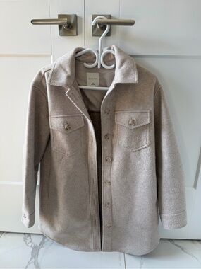 Gentle Fawn Beige Shacket